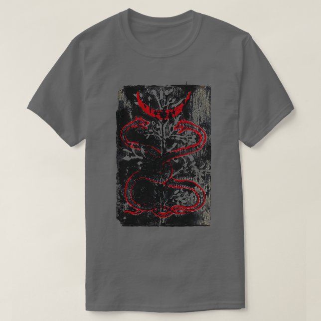 Caduceus and Crescent Moon Classic TShirt (Design Front)