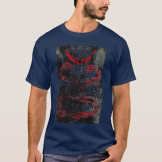 Caduceus and Crescent Moon T-Shirt