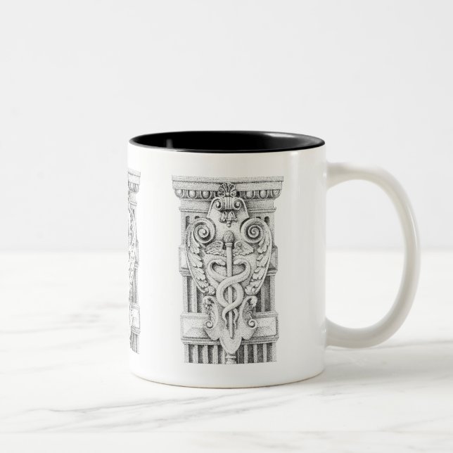 CADUCEUS Black Two-Tone Mug (Right)
