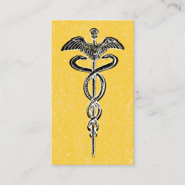 Caduceus Cartes de visite - Infirmière Médicale Ja (Devant)