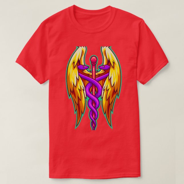 Caduceus Classic TShirt (Design Front)