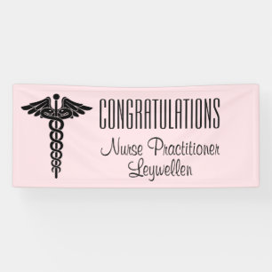Caduceus Congratulations Nurse EMT Banner