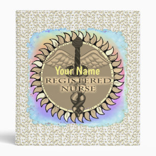 Caduceus Custom Registered Nurse  binder