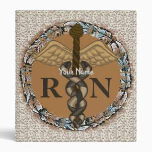Caduceus custom RN Nurse binder 
