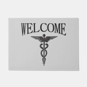 Caduceus Doormat