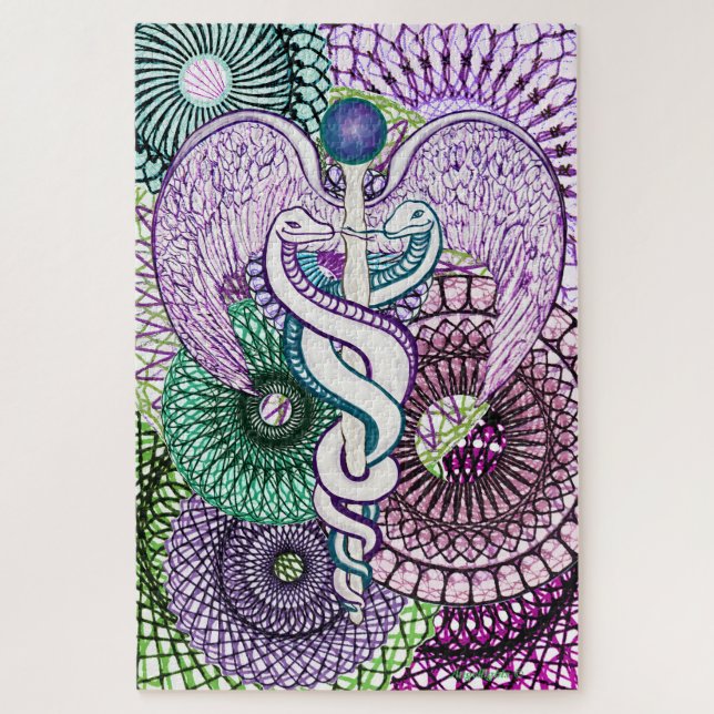 Caduceus Jigsaw Puzzle (Vertical)