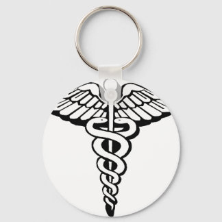 Caduceus Keychain