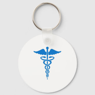 Caduceus Keychain