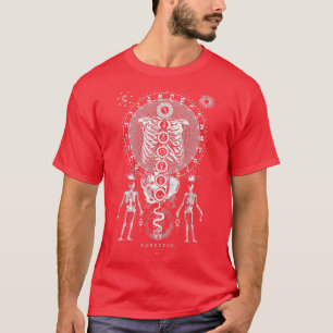 CADUCEUS Kundalini Chakras of Alchemy Occult T-Shirt