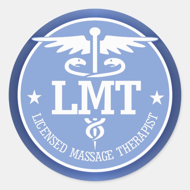 Caduceus LMT 2 Classic Round Sticker (Front)