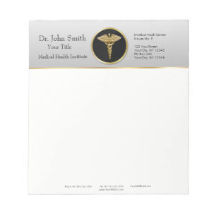 Caduceus Médicale Gold Professional - Bloc-notes