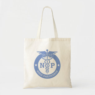 Caduceus NP (blue) Tote Bag