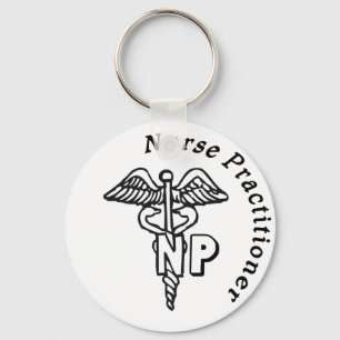 CADUCEUS NP LOGO NURSE PRACTITIONER KEYCHAIN