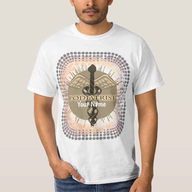 Caduceus Podiatrist  t-shirt (Front)