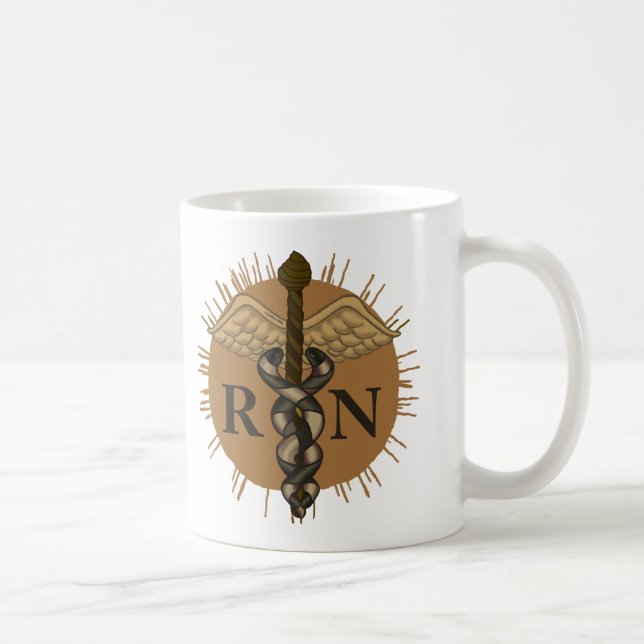 caduceus R.N. Nurse Mug (Droite)