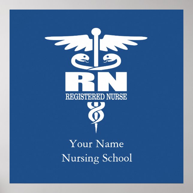 Caduceus RN gift ideas Poster (Front)