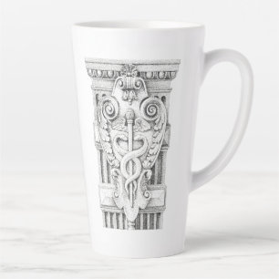 CADUCEUS Tall Tapte Latte Mug