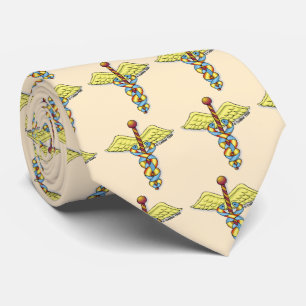Caduceus Tie