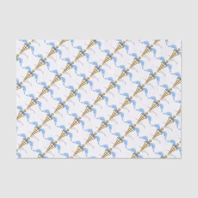 Caduceus Tissue Paper (Front)