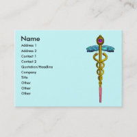 CADUCEUS, vibrant gold amethyst