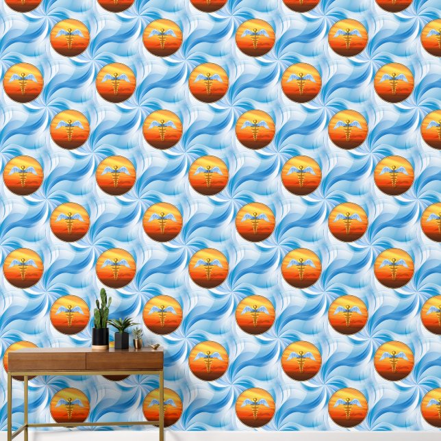 Caduceus Wallpaper (Hallway)