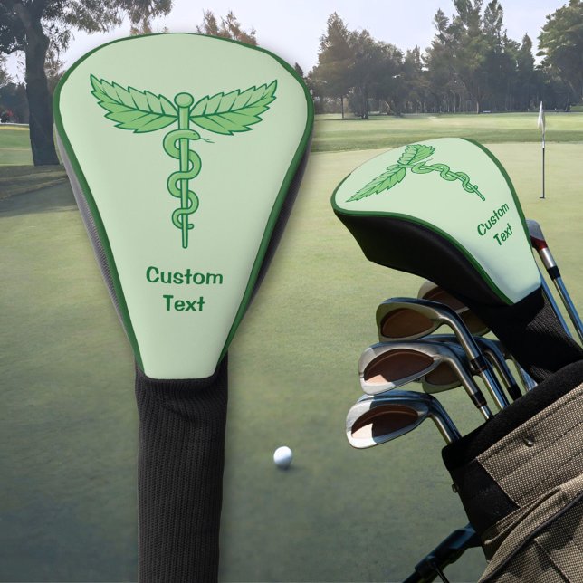 Caduceus with Leaves Golf Head Cover (Creator Uploaded)