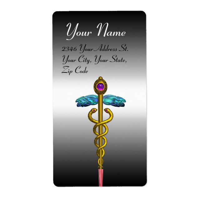 CADUCUS, améthyste aurifère dynamique (Devant)