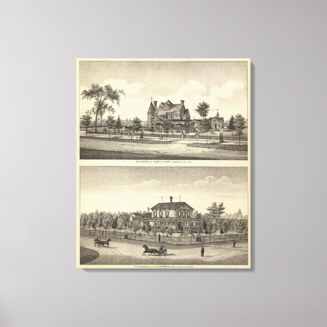 Cady and Kilpatrick, Nebraska Canvas Print (Front)