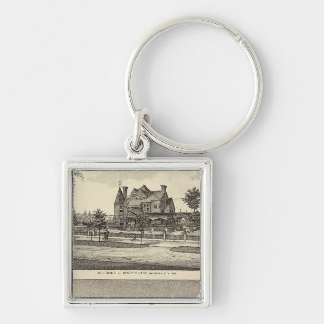 Cady and Kilpatrick, Nebraska Keychain (Front)