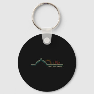 Cady Hill Mountain Biking Vermont Stowe  Keychain