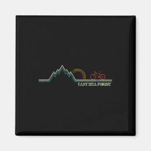 Cady Hill Mountain Biking Vermont Stowe  Magnet