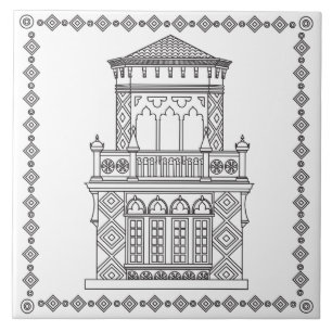 Ca'd'Zan Tower  Sarasota Ceramic Tile