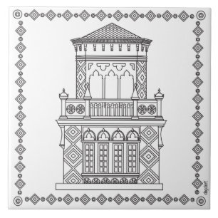 Ca'd'Zan Tower  Sarasota Ceramic Tile