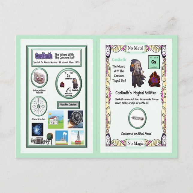 Caelkoth - Carte de commerce césium (Devant)