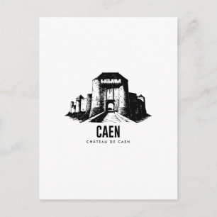 Caen City of a Hundred Steeples Vintage Poster Nor Postcard
