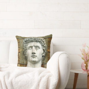Caesar Augustus Throw Pillow