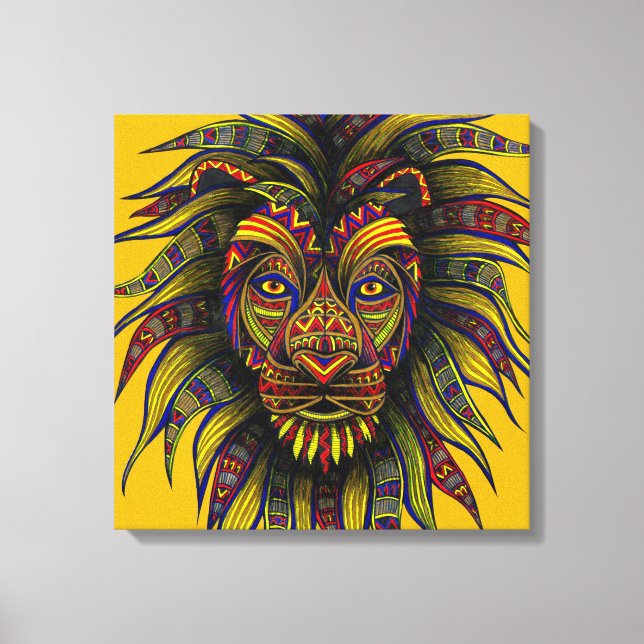 Caesar Colour Canvas Print (Front)
