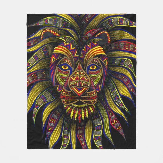 Caesar Colour Fleece Blanket (Front)