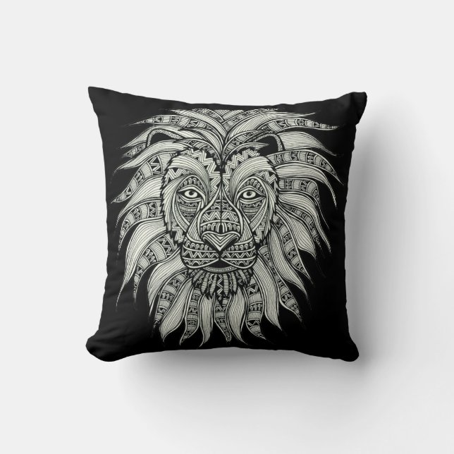 Caesar Throw Pillow (Front)