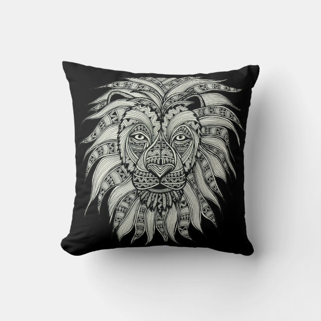 Caesar Throw Pillow (Front)