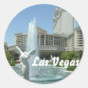 Caesars Palace Las Vegas Classic Round Sticker
