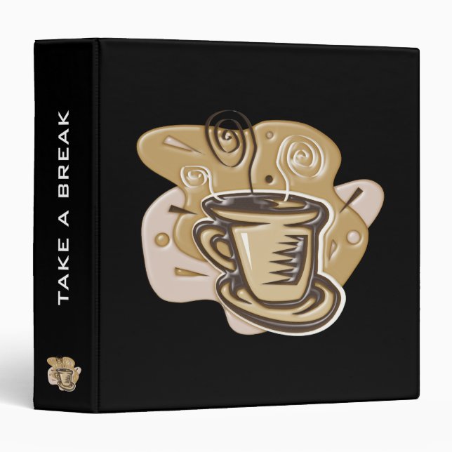Café 2,0" classeur (Devant/Côté)