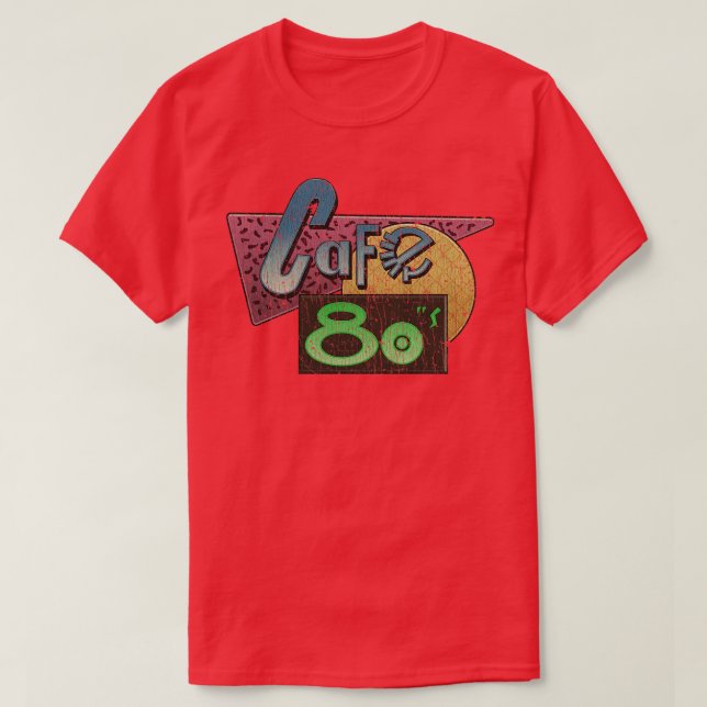 Cafe 80s 2015 T-Shirt (Design Front)