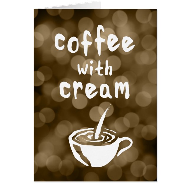 café à la crème bokeh (Devant)