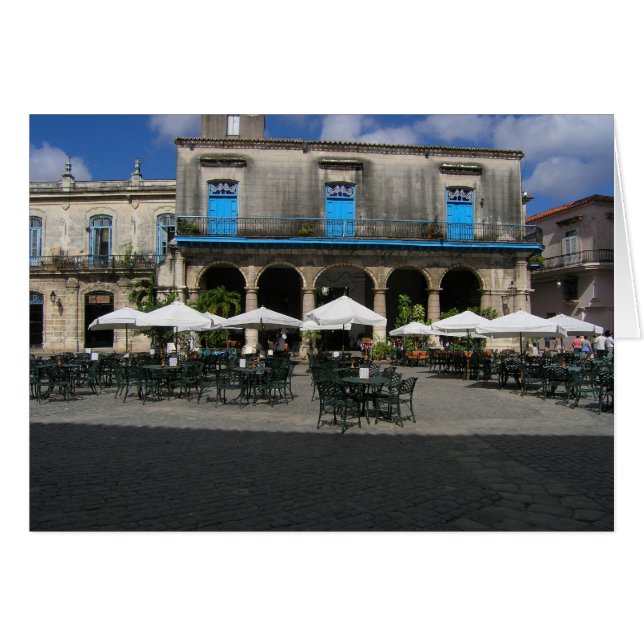 Café à La Havane Cuba (Devant horizontal)