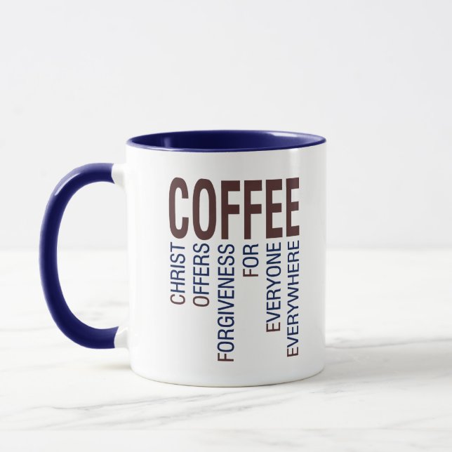 Café Acronyme chrétien Mug (Gauche)