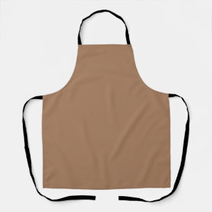 Café au lait (solid color)  apron