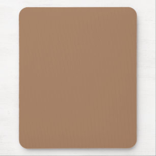 Café au lait (solid color) mouse pad