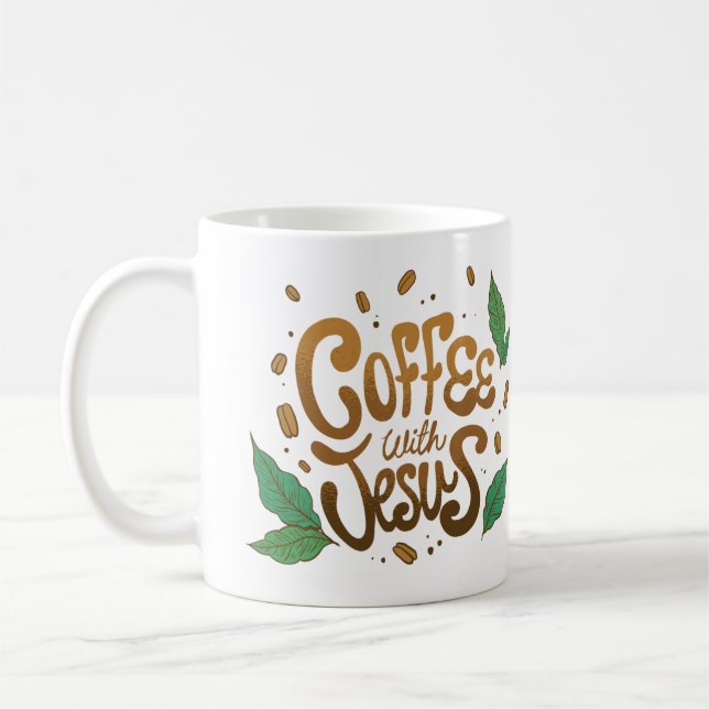 Café avec la Mug de café Jésus (Gauche)