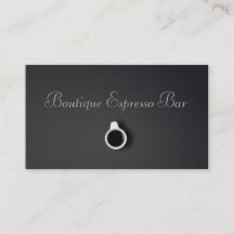 Café-bar Gris Espresso - Carte de visite